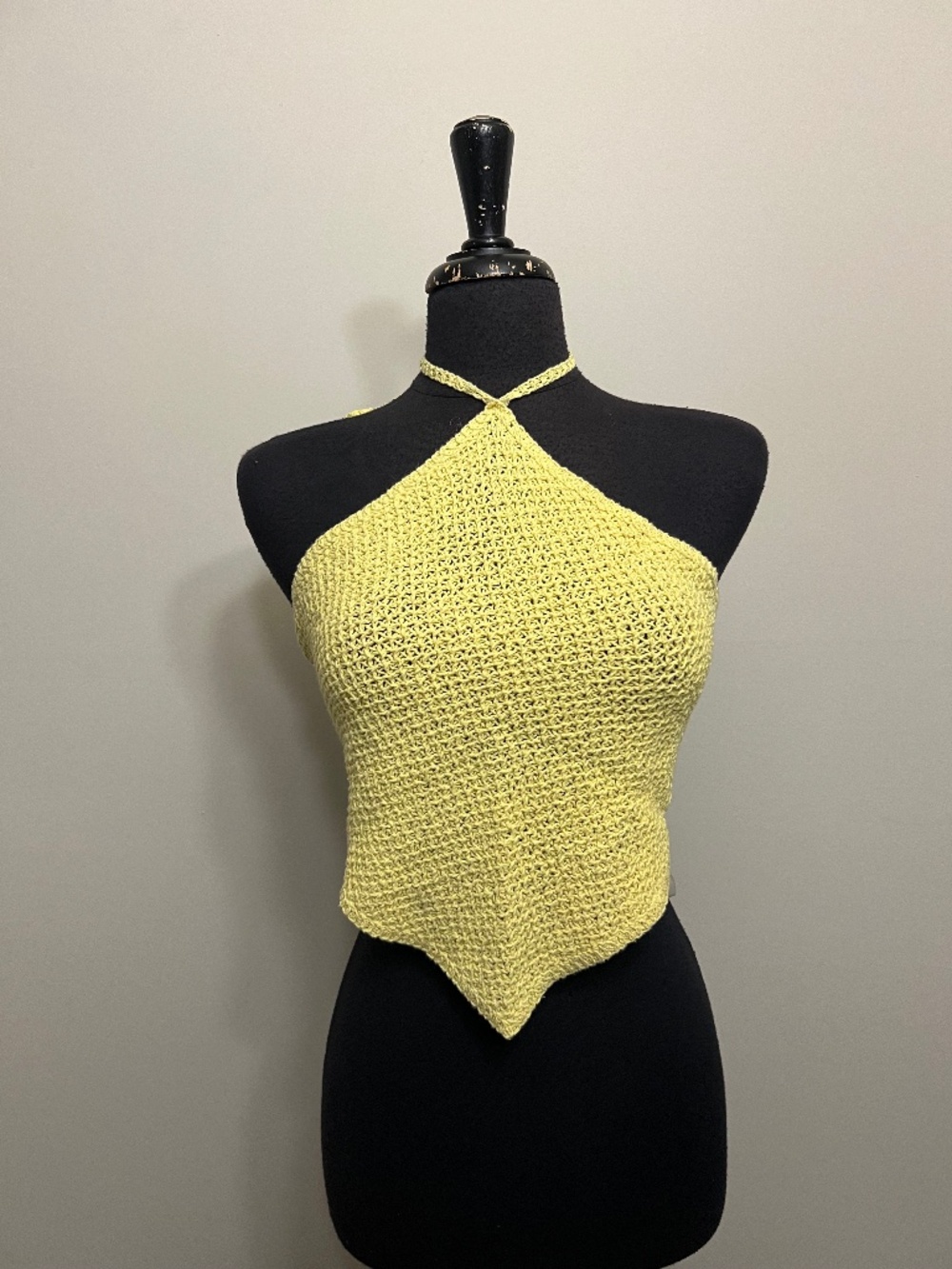 Rue 21 Bright Yellow Handkerchief Top